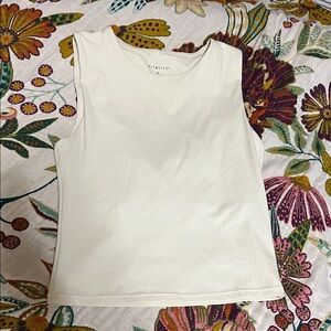 Vitality Women's cream Cloud Ribbed Tank Top